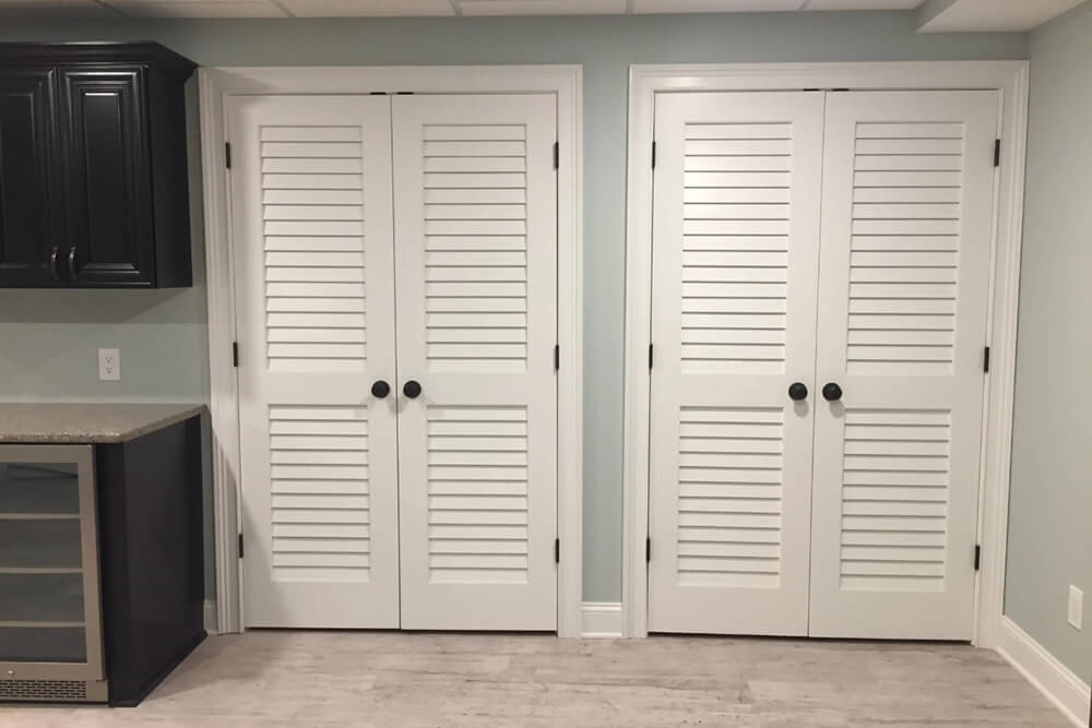 Двери гардеробной в американском стиле Двери гардеробной в американском стиле